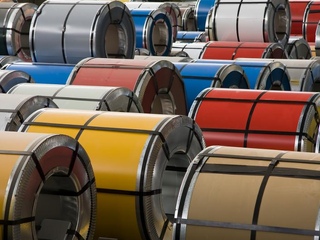 Штрипс с полимерным покрытием Drap, толщина 0,45 мм, цвет RAL 9005 1 - в «Монолит-Металлопрокат».