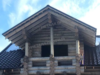 Металлочерепица Металл-Профиль Монтерроса-ML 0,5 NormanMP RR 32 Темно-коричневый 7 - в «Монолит-Металлопрокат».