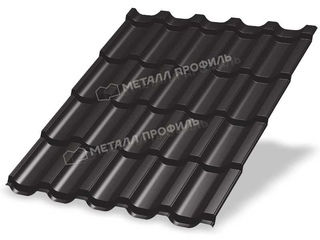 Металлочерепица Металл-Профиль Трамонтана-M 0,5 VikingMP® E RR 32 Темно-коричневый 7 - в «Монолит-Металлопрокат».