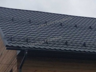 Металлочерепица Металл-Профиль Трамонтана-XL 0,5 VikingMP® E RR 32 Темно-коричневый 5 - в «Монолит-Металлопрокат».