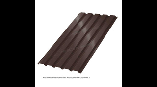 Профлист Металл Профиль МП35 0.5 PURETAN® RR 32 Темно-коричневый B